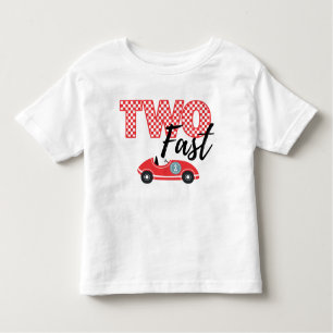 Camiseta Toddler T-Shirt, DOIS segundos aniversários Rápido