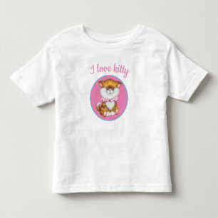 Camiseta Toddler T-Shirt-Gatinho