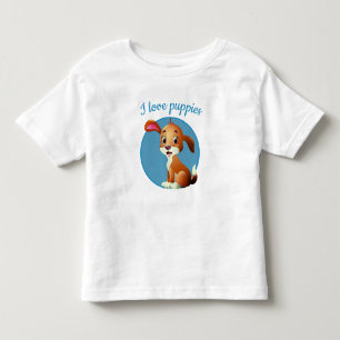 Camiseta Toddler T-Shirt-Puppy