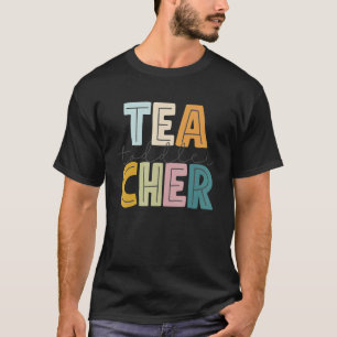 Camiseta Toddler Teacher Student Happy First 100 Day O