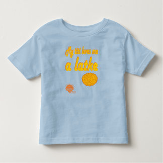 Camiseta Toddlers' Hanukkah Shirt - "Titi loves me a latke"