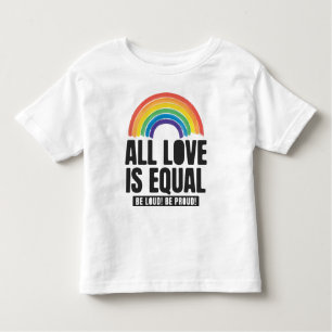 Camiseta Todo Amor é Orgulho Igual LGBT Direitos Iguais Arc