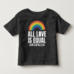 Camiseta Todo Amor é Orgulho Igual LGBT Direitos Iguais Arc