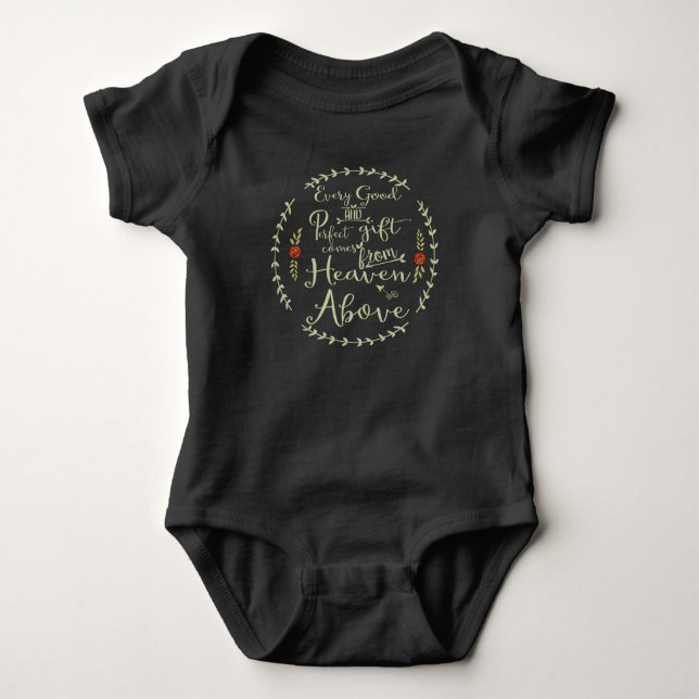 Camiseta Todo Bom e Perfeito Presente Verde com Rosas Verme (Frente)