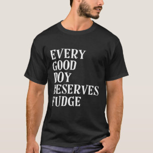 Camiseta Todo Bom Menino Merece O Professor De Piano Fudge 