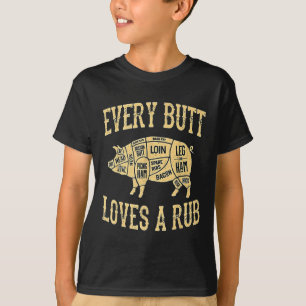 Camiseta Todo Bumbum Adora Um Bom Fumante De Carne De Suíno