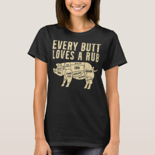Camiseta Todo Bumbum ama um pinto para um fumante de carne