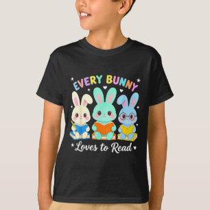 Camiseta Todo coelho adora ler amante do livro bibliófilo