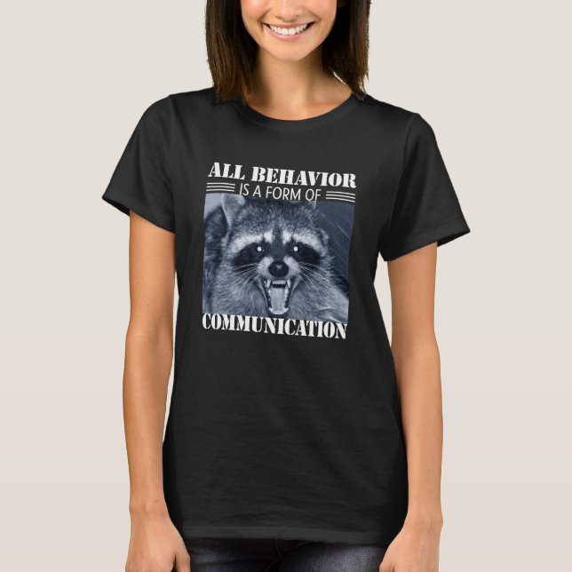 Camiseta Todo Comportamento é uma Forma de Comunicação Mapa (Frente)