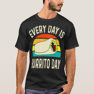 Camiseta Todo Dia Burrito Dia Mexicano Comida 1