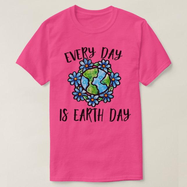 Camiseta Todo dia é dia da Terra (Frente do Design)