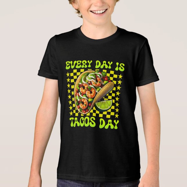 Camiseta todo dia é dia de tacos (Frente)