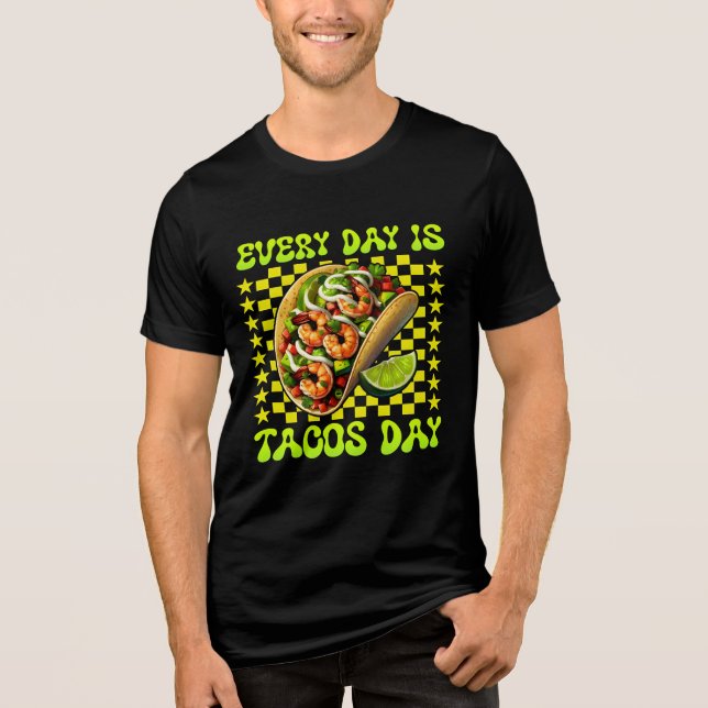 Camiseta todo dia é dia de tacos (Frente)