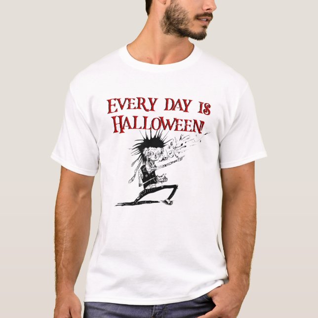 Camiseta Todo dia é Halloween! (Frente)