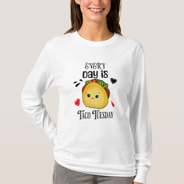 Camiseta Todo dia é Taco Terça-feira (Frente)