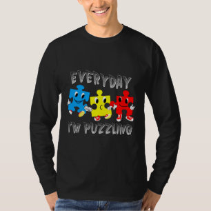 Camiseta Todo Dia Eu Estou Incomodando Autismo Com Mês De Q