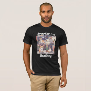 Camiseta Todo dia eu sou um gato Hustling