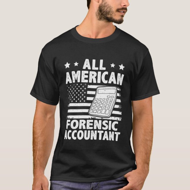 Camiseta Todo Forense Contador Americano (Frente)