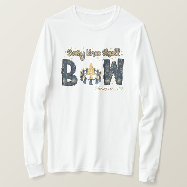Camiseta Todo Joelho Se Dobrará (Frente do Design)