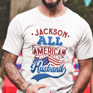 Camiseta Todo marido americano 4ª família patriótica