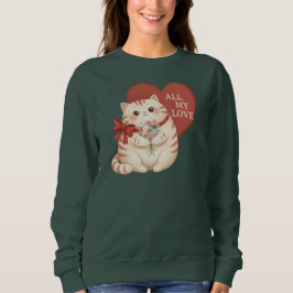 Camiseta Todo Meu Amor Gato Listrado