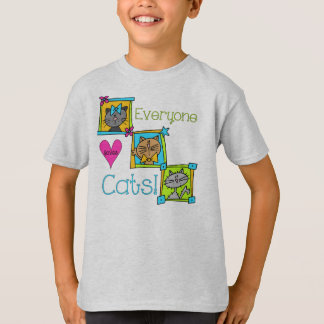Camiseta Todo Mundo Adora Gatos