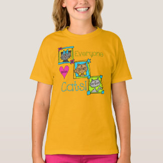 Camiseta Todo Mundo Adora Gatos