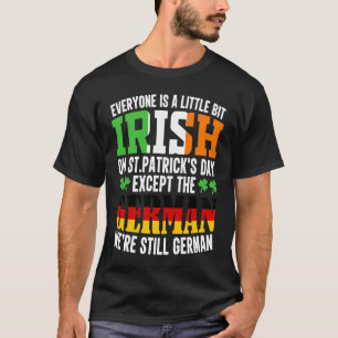 Camiseta Todo mundo é um pouco irlandês de BIt no Dia de Sã