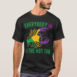 Camiseta Todo Mundo No Adulto Mardi Gras, Peixe-Gato Quente