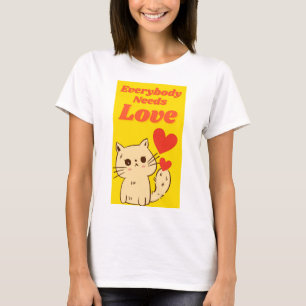 Camiseta todo mundo precisa de amor