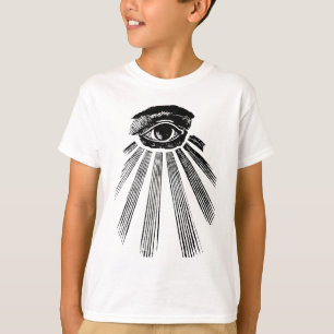 Camiseta Todo o ordem mundial novo de vista de Illuminati