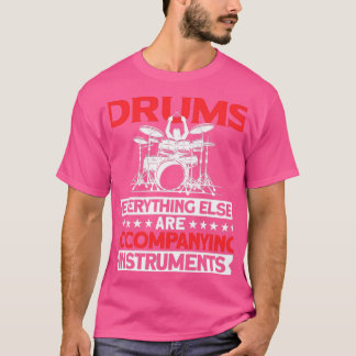 Camiseta Todo O Restante Drummer De Instrumentos De Acompan