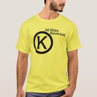 Camiseta todo o T invertido ritos