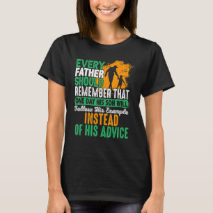 Camiseta Todo Pai Deveria Lembrar Que Um Dia Seu Filho