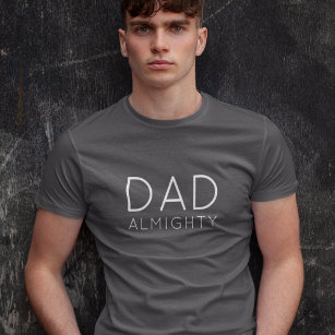 Camiseta Todo-Poderoso do pai   Pai moderno do pai