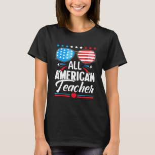 Camiseta Todo Professor Americano Orgulha-Se De Ensinar 4 D