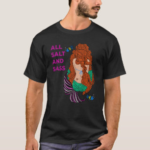 Camiseta Todo Sal E Sass Coloridos Humor De Peixes De Serei