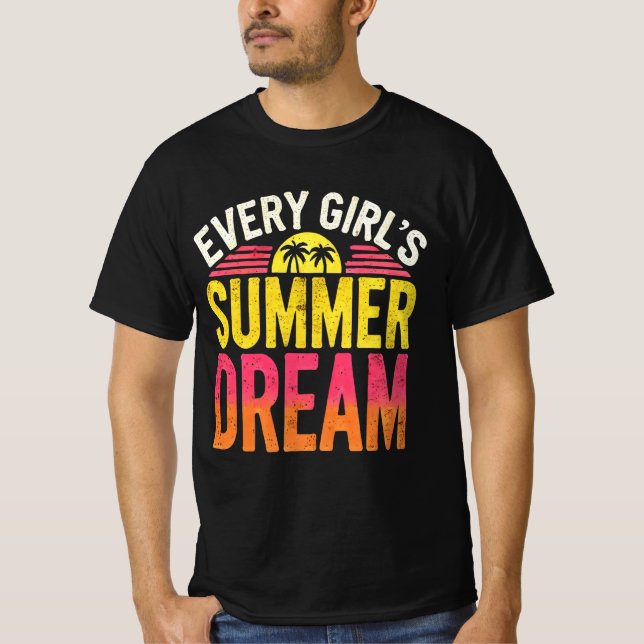 Camiseta Todo Sonho De Verão De Rapariga (Frente)