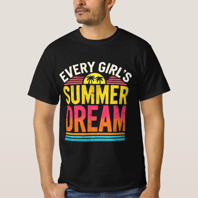 Camiseta Todo Sonho De Verão De Rapariga (Frente)