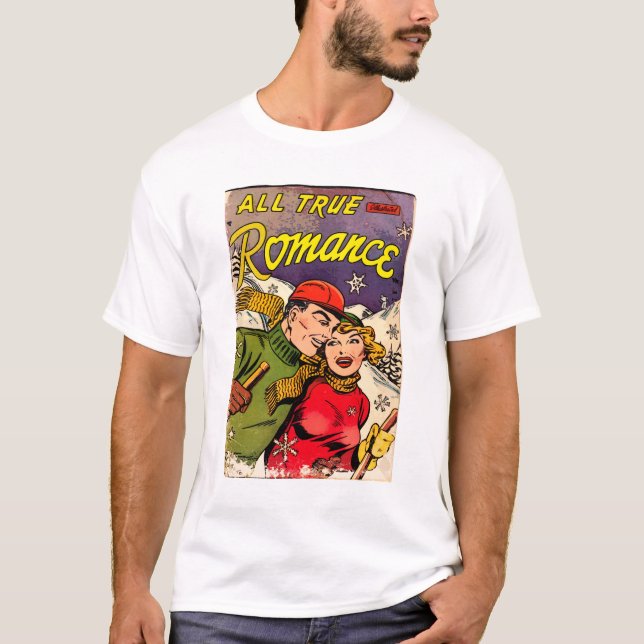 Camiseta Todo Verdadeiro Romance #3 - Vintage Comic Book (Frente)