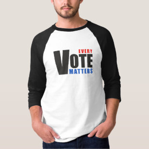 Camiseta Todo voto importa - seu voto é seu poder