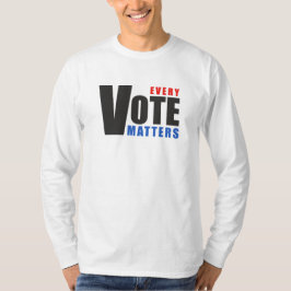 Camiseta Todo voto importa - seu voto é seu poder