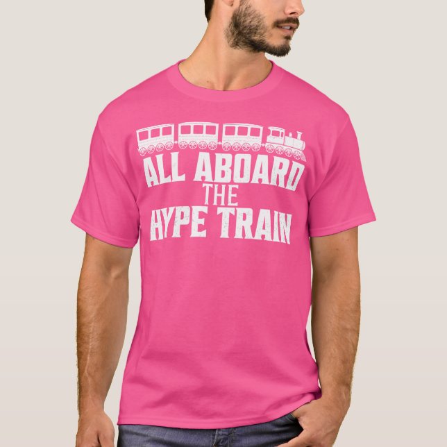 Camiseta Todos A Bordo Do Comboio Hype (Frente)