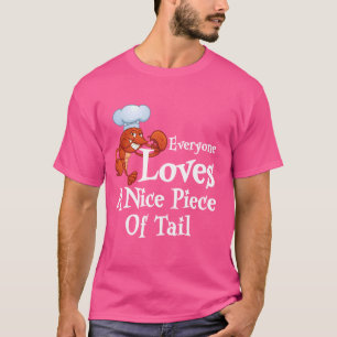 Camiseta Todos Adoram Bela Peça De Lagosta De Cana