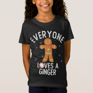 Camiseta Todos adoram um pão-de-gengibre engraçado