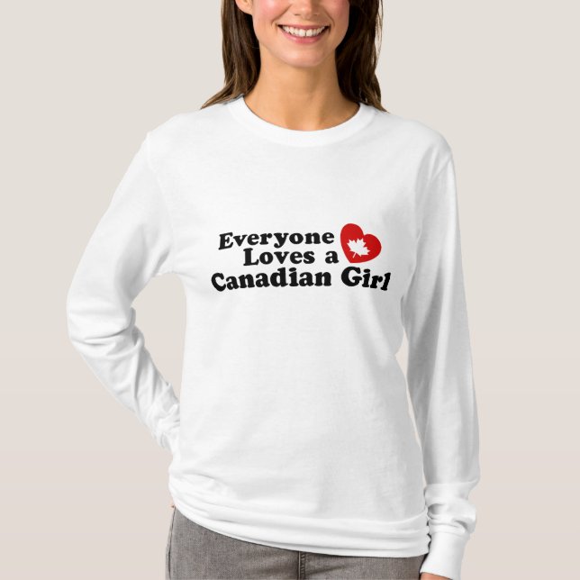 Camiseta Todos adoram uma canadense (Frente)