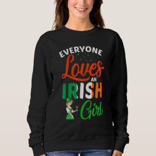 Camiseta Todos Adoram Uma Rapariga Irlandesa Mulheres Patri
