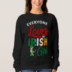 Camiseta Todos Adoram Uma Rapariga Irlandesa Mulheres Patri