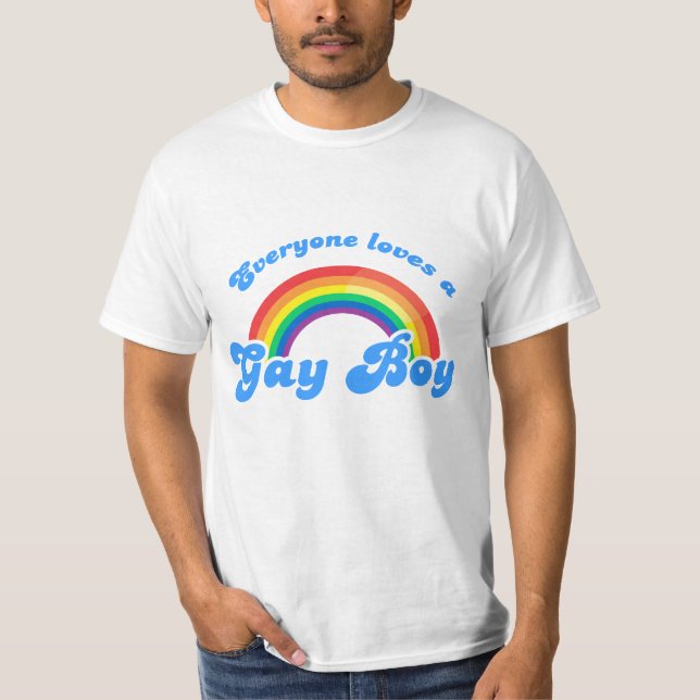 Camiseta Todos ama um menino alegre (Frente)