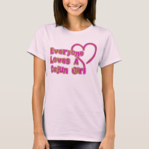 Camiseta Todos ama uma menina de Cajun